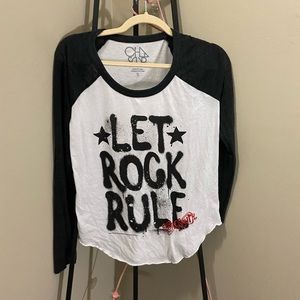 Chaser Let Rock Rule Aerosmith Long Sleeve Ralgan